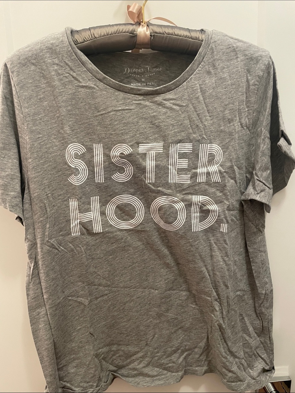 Draper James Sisterhood Graphic Tee - Gray